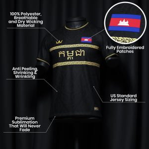 Cambodia Heritage Custom Football Jersey - Image 17