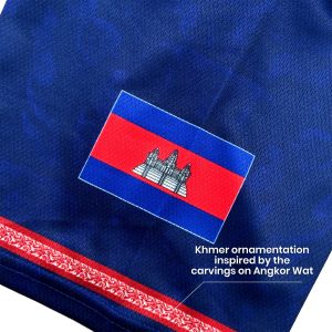 Cambodia 'Angkor Wat' Baseball Jersey - Image 19