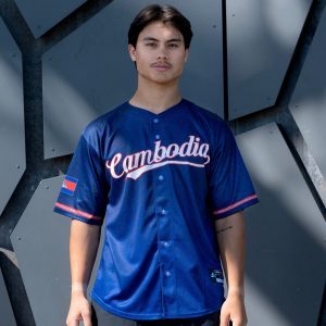 Cambodia 'Angkor Wat' Baseball Jersey - Image 12