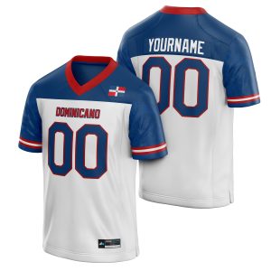 Dominican Republic Heritage Custom Football Jersey - Image 10