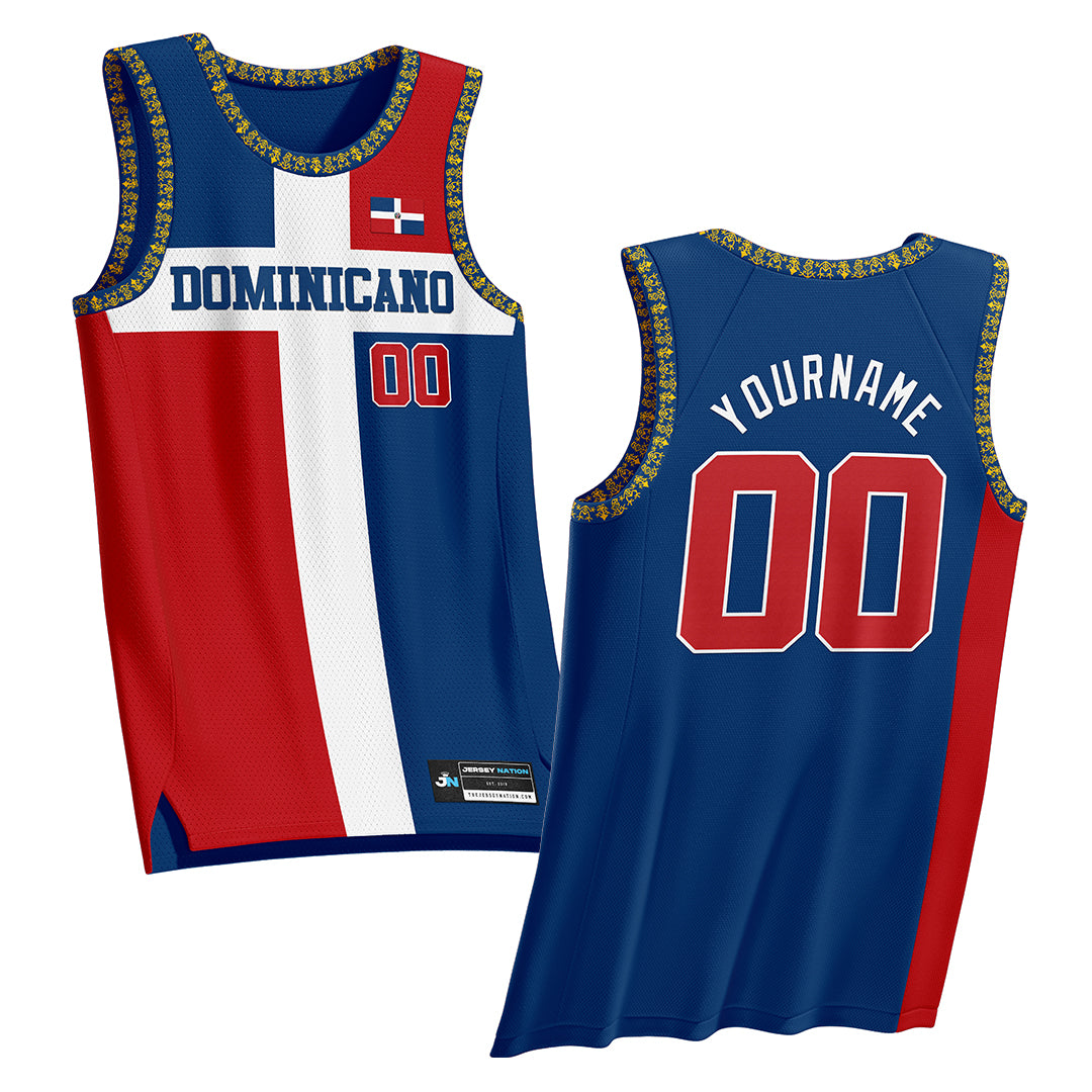 Dominican Republic Heritage Custom Basketball Jersey - Image 1