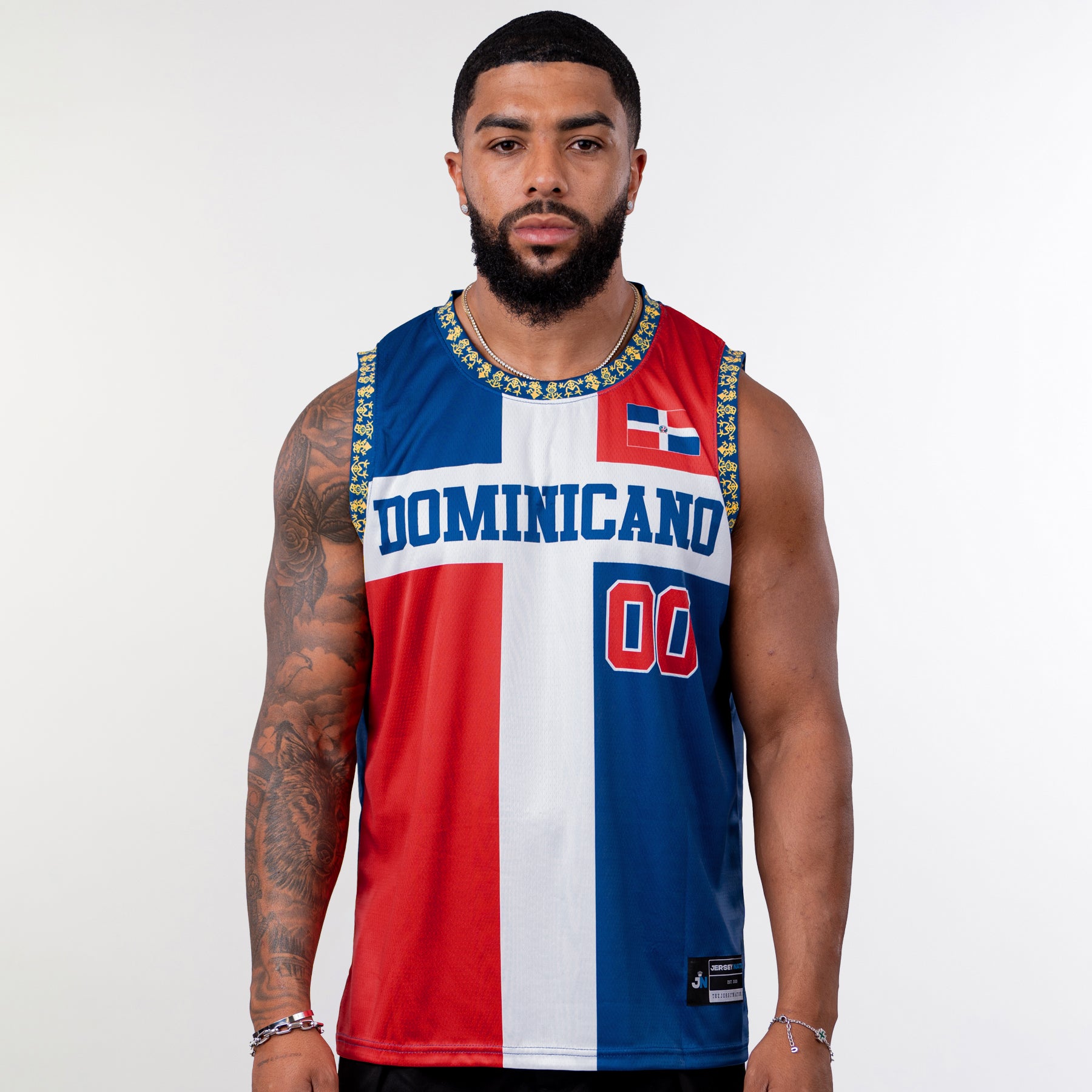 Dominican Republic Heritage Custom Basketball Jersey - Image 2