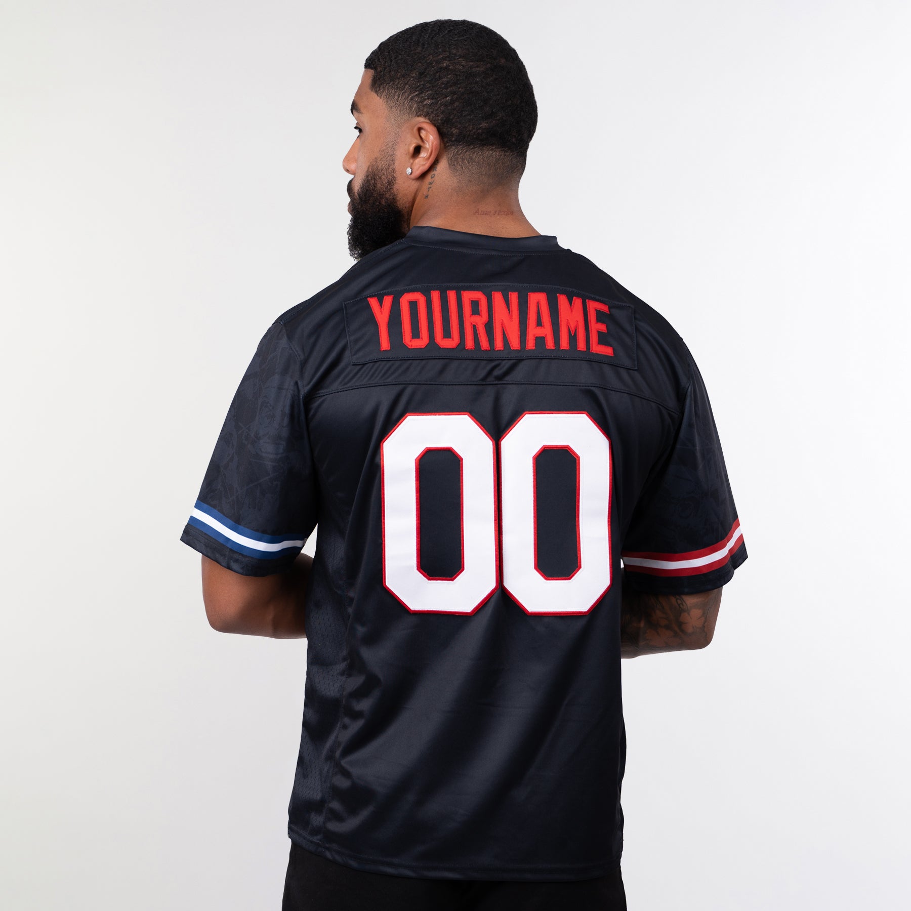 Dominican Republic Heritage Custom Football Jersey - Image 4