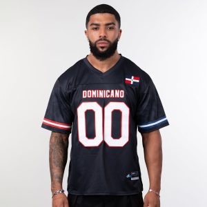 Dominican Republic Heritage Custom Football Jersey - Image 2