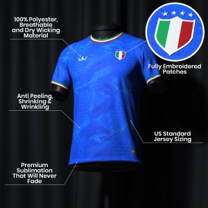 Italy Heritage Custom Football Jersey - Image 11
