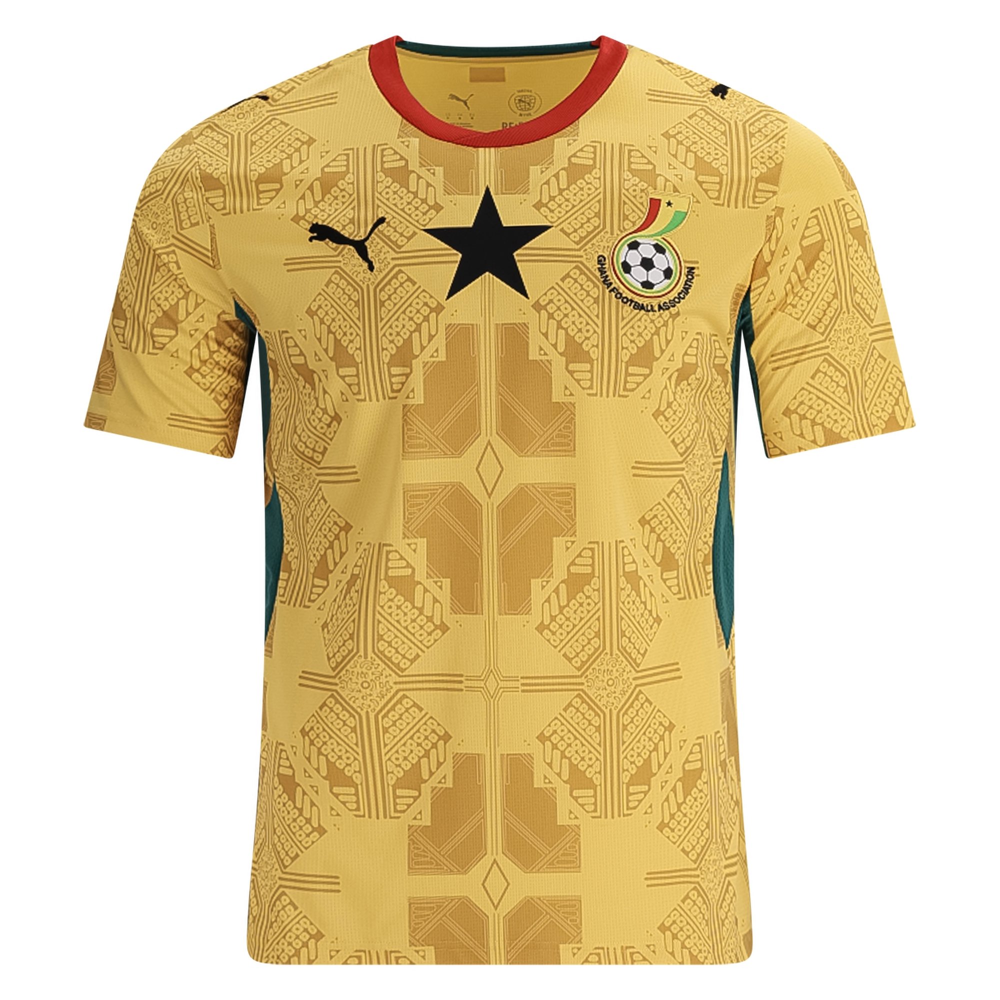Men's Replica Puma Ghana Away Jersey 2026-002 Men's Replica Puma Ghana Away Jersey 2026 - Image 1