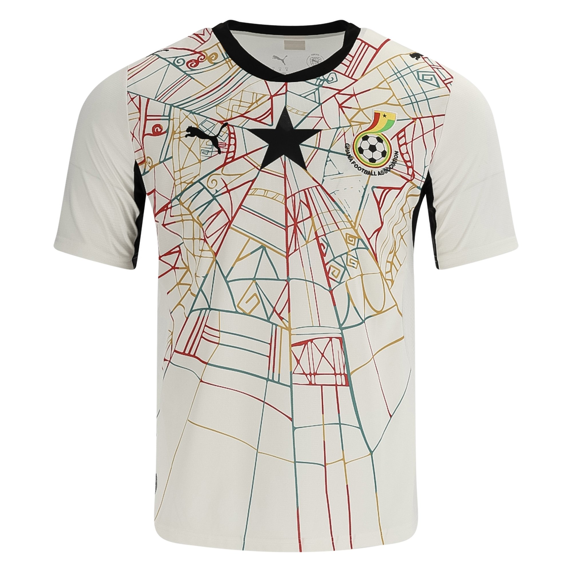 Men's Replica Puma Ghana Home Jersey 2026-002 Men's Replica adidas Germany Long Sleeve Home Jersey 2026 - Image 1