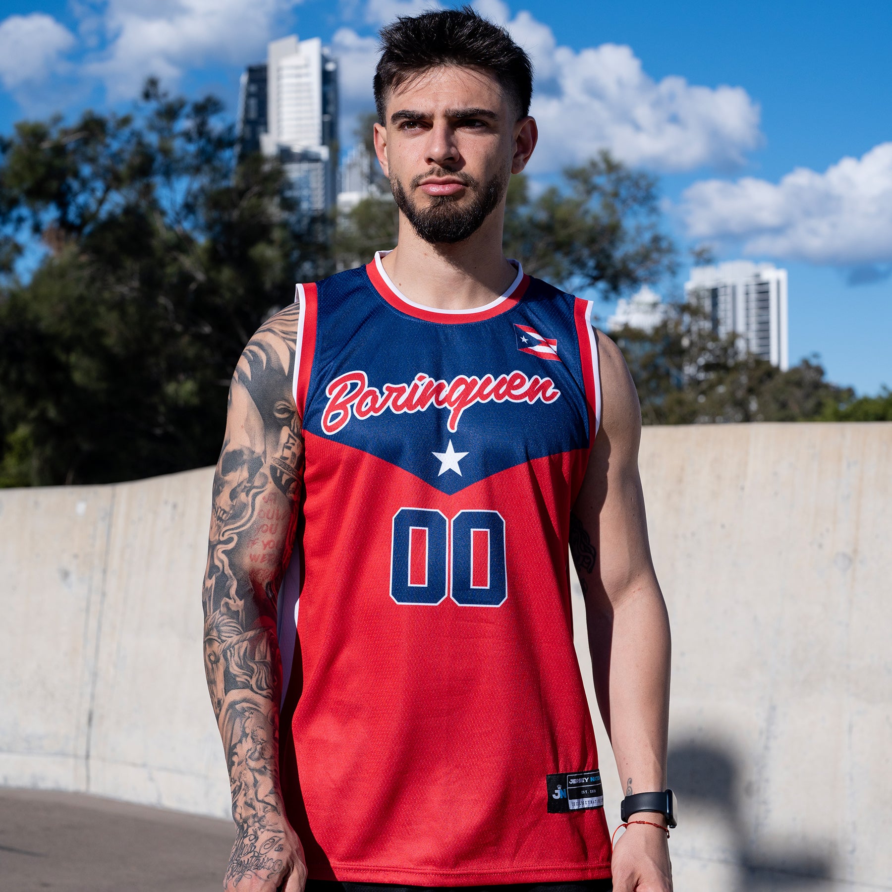 Puerto Rico Heritage Custom Basketball Jersey - Image 2