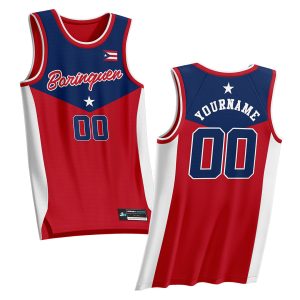 Puerto Rico Heritage Custom Basketball Jersey