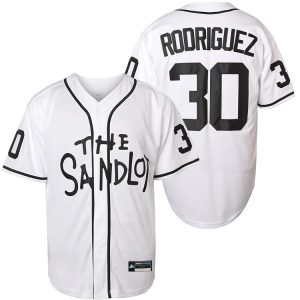 The Sandlot Benny 'The Jet' Rodriguez Baseball Jersey - Image 14