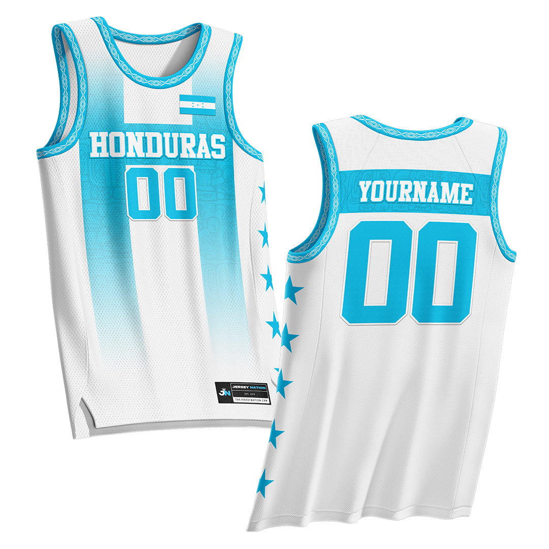 hondurasproductphoto.jpg Honduras Heritage Custom Basketball Jersey - Image 1